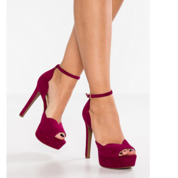 Jessica Simpson Shoes - JESSICA SIMPSON Suede Platform Sandals